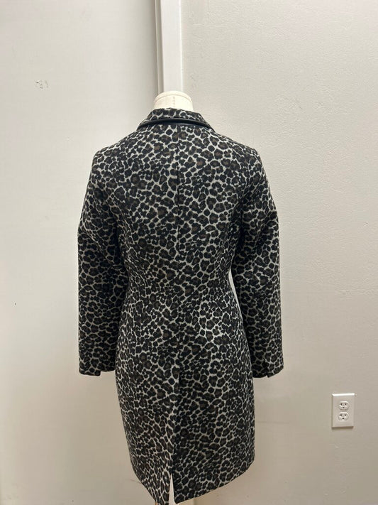 AllSaints Animal Print Overcoat
