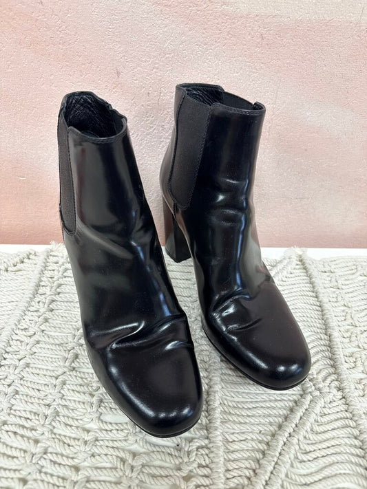 Saint Laurent Black Block Heel Bootie