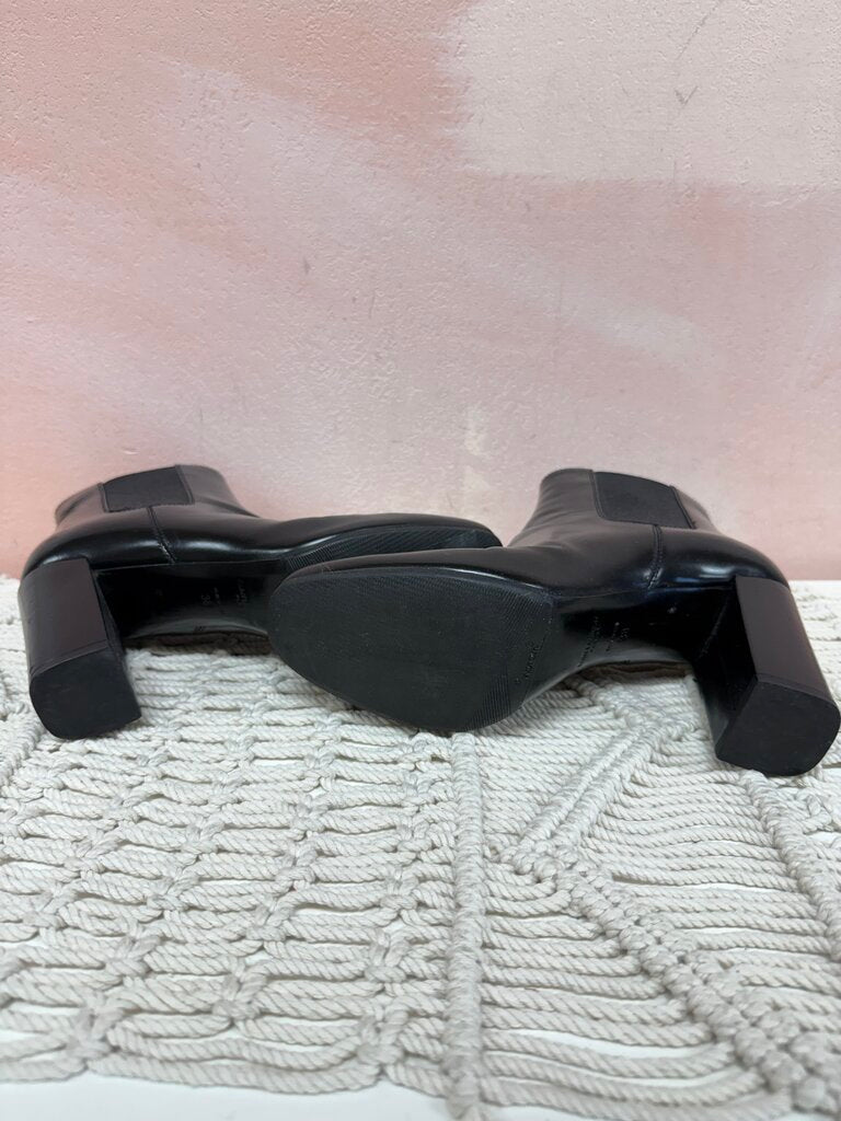 Saint Laurent Black Block Heel Bootie