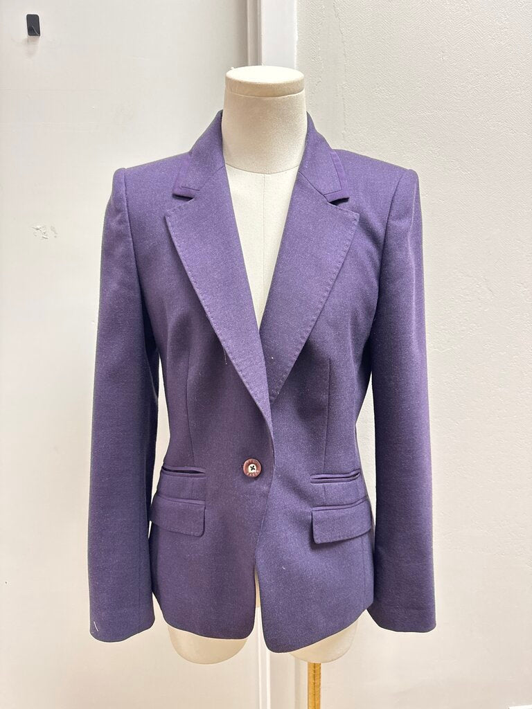Ted Baker Plum Fitted Blazer