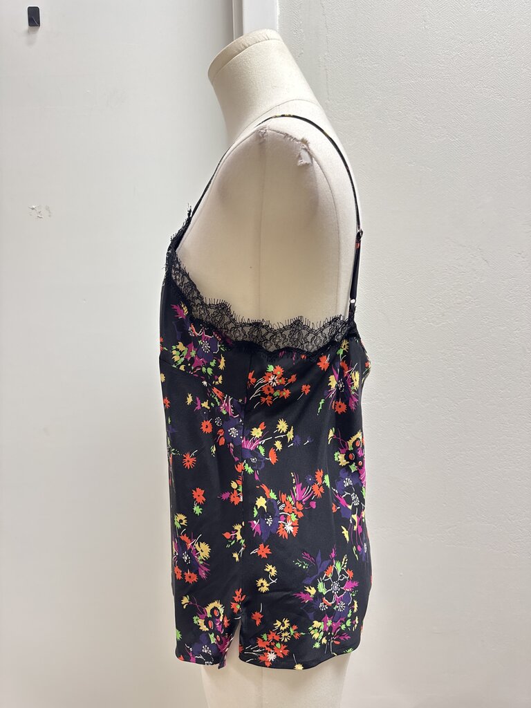 Veronica Beard Black Floral Cami