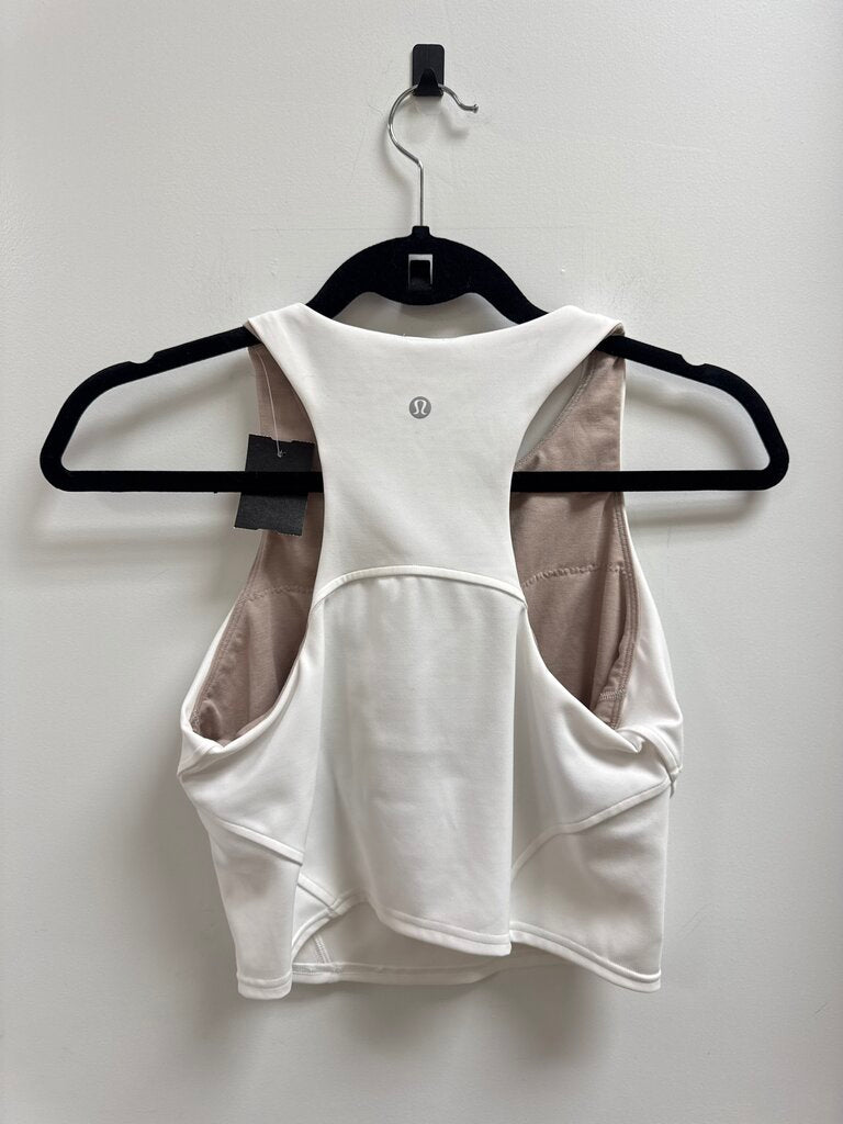 Lululemon White Long Bralette