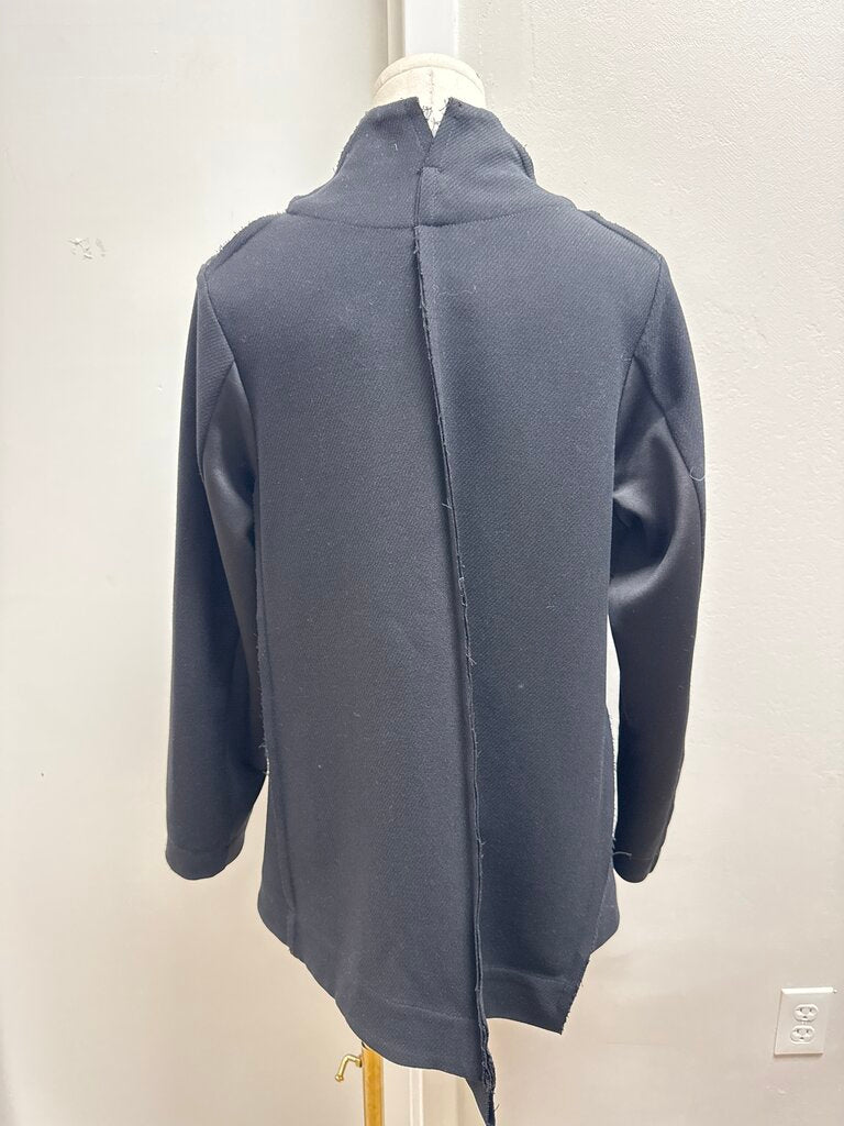 Moyuru Black Asymmetrical Jacket