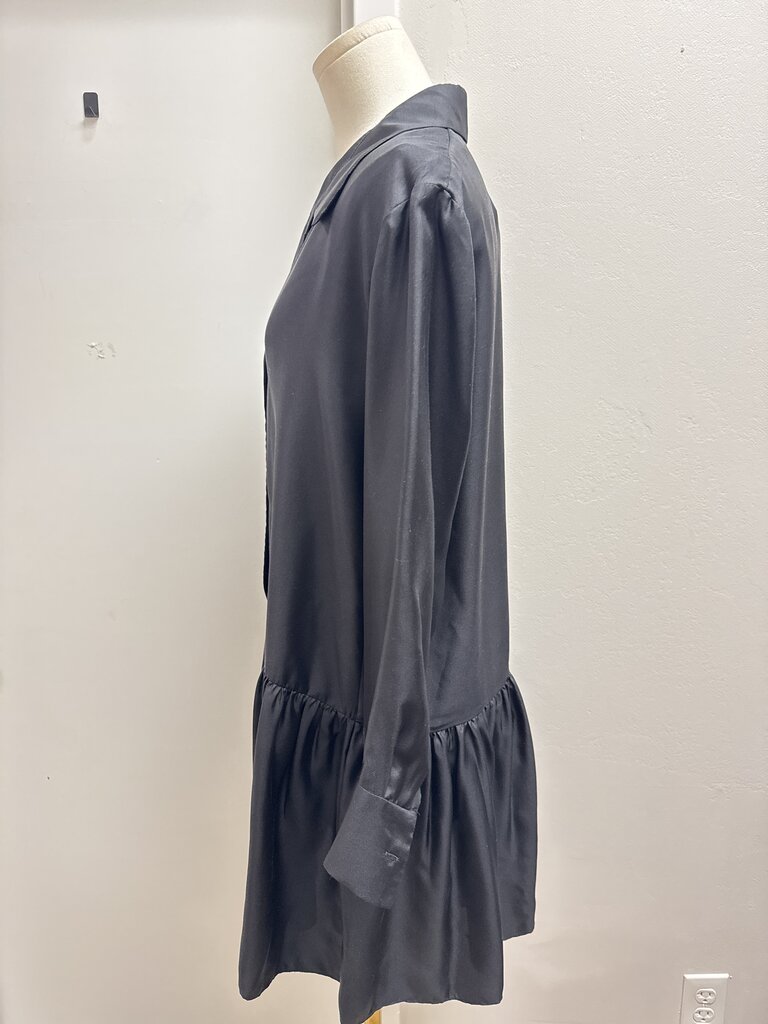 Sandro Black Drop Waist Dress