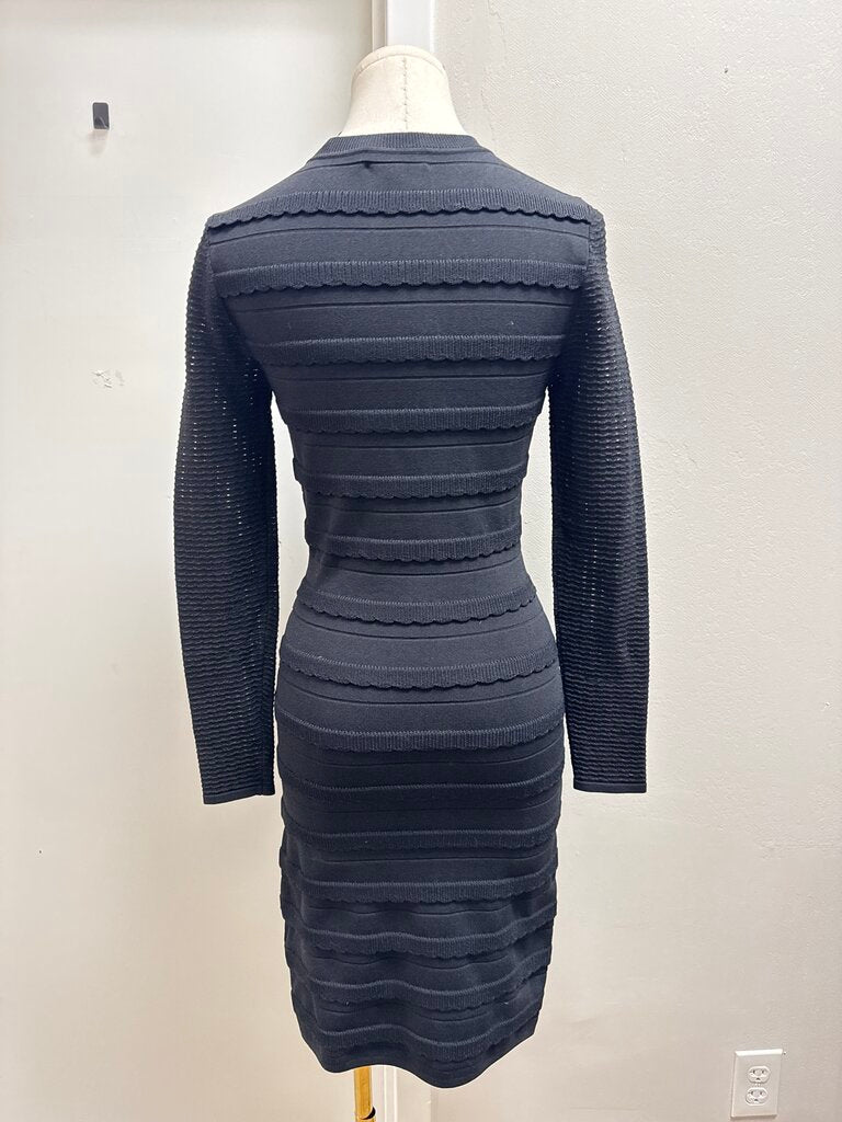 Reiss Black Knit Dress