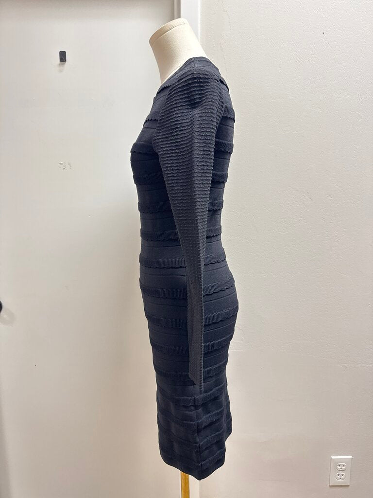 Reiss Black Knit Dress