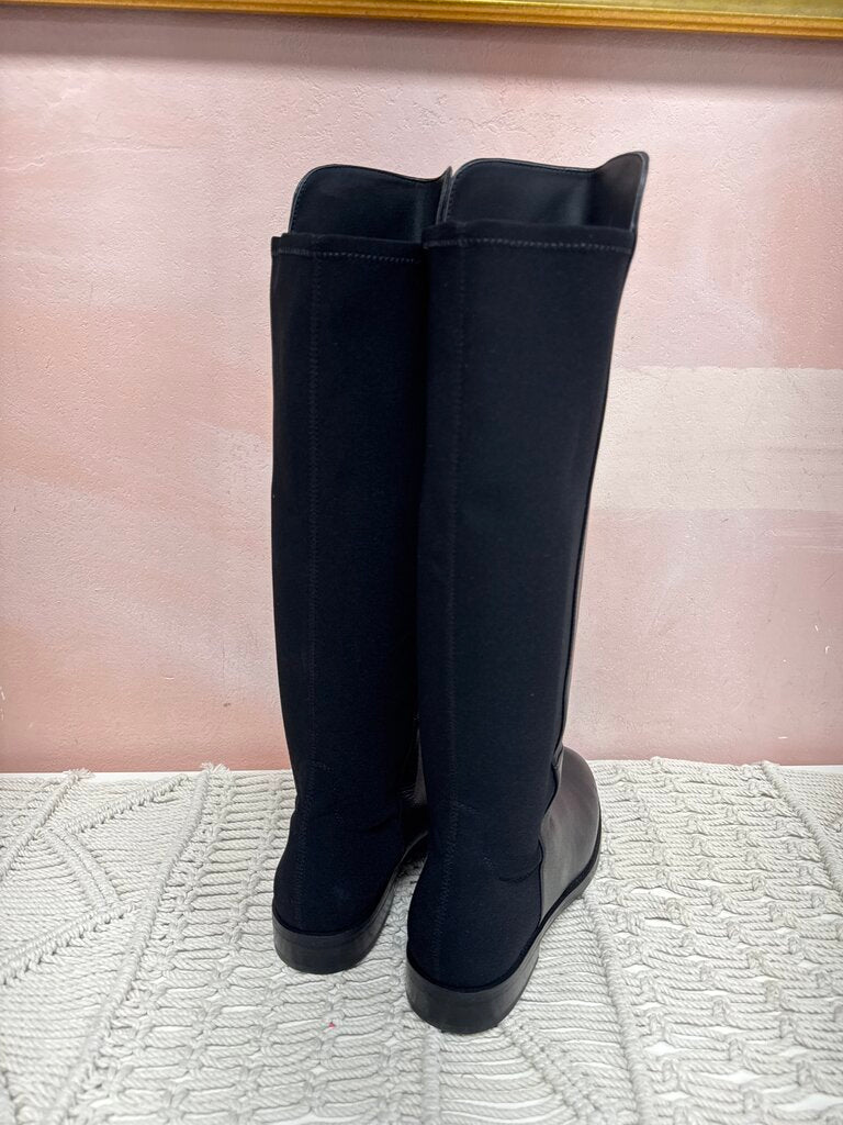 Stuart Weitzman Black Riding Boot