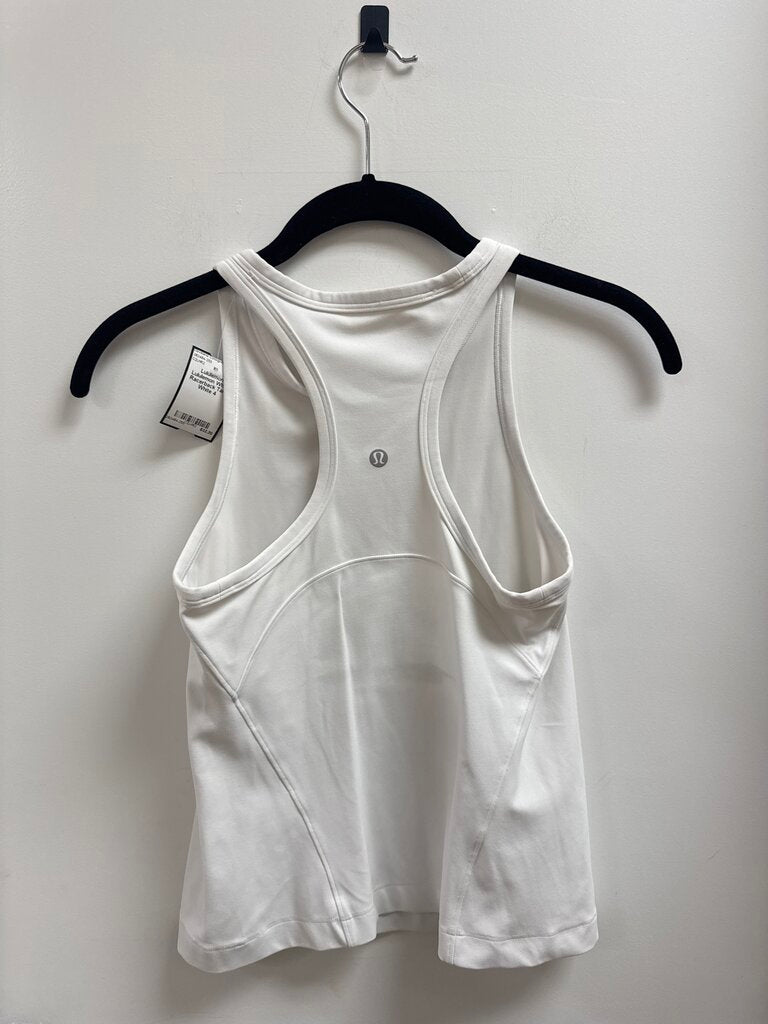 Lululemon White Racerback Tank