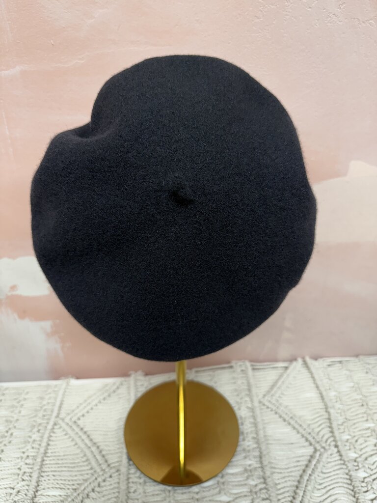 Gucci Black Wool Beret