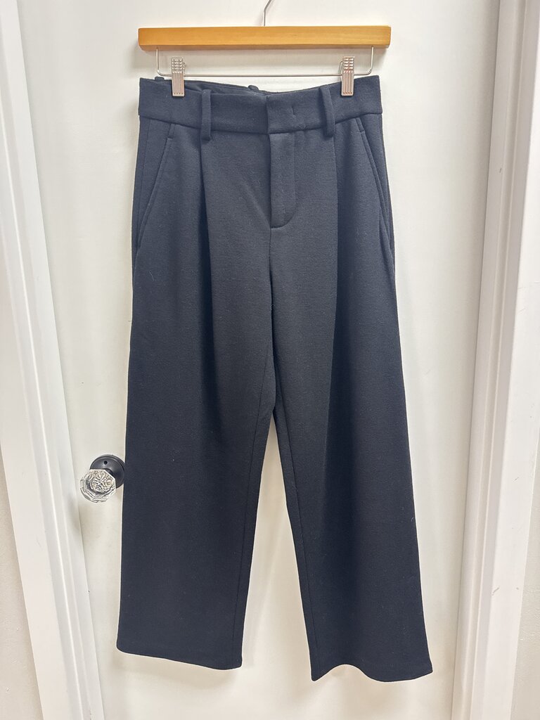 Vince Black Pleated Trouser