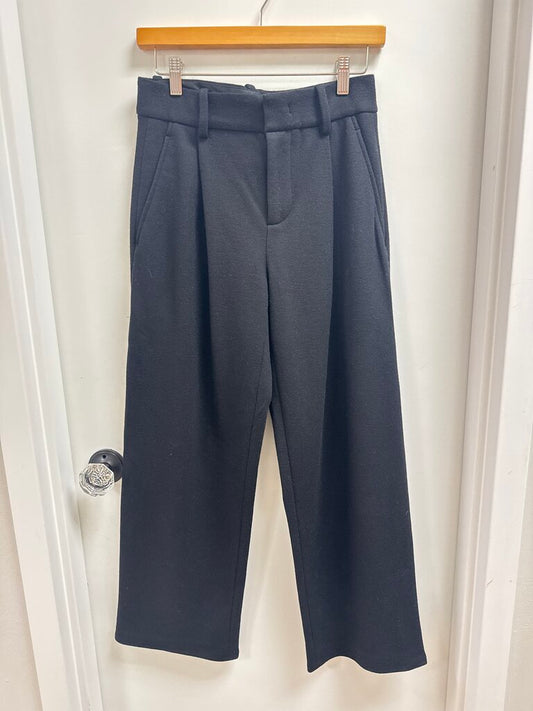 Vince Black Pleated Trouser