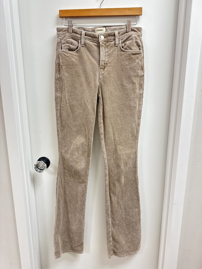 L'Agence Tan Corduroy Pant