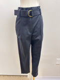 A.L.C. Black Pleated Belted Trouser
