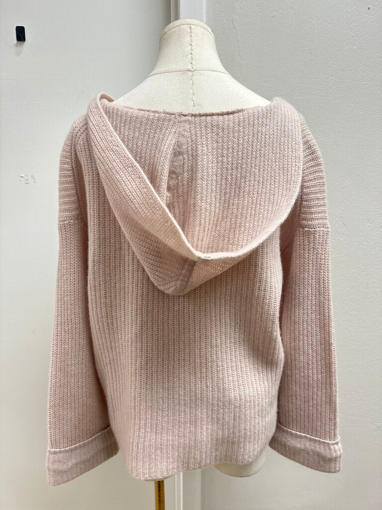 360 Cashmere Pink Cashmere Hoodie