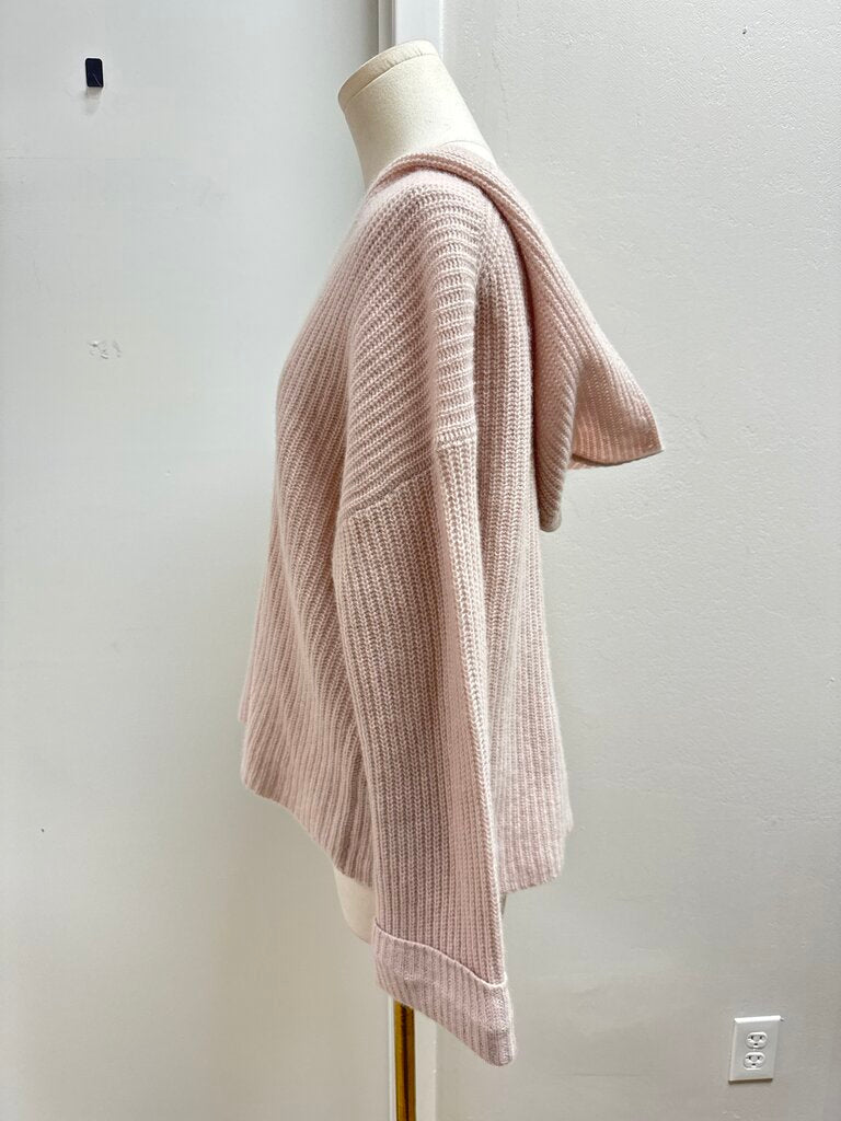 360 Cashmere Pink Cashmere Hoodie