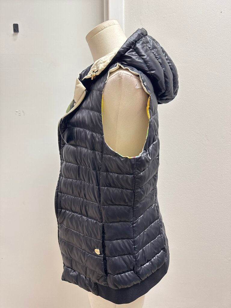 Herno Black Reversible Puffer Vest