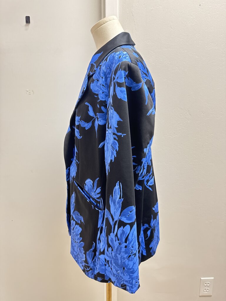 Natori Blue Floral Blazer