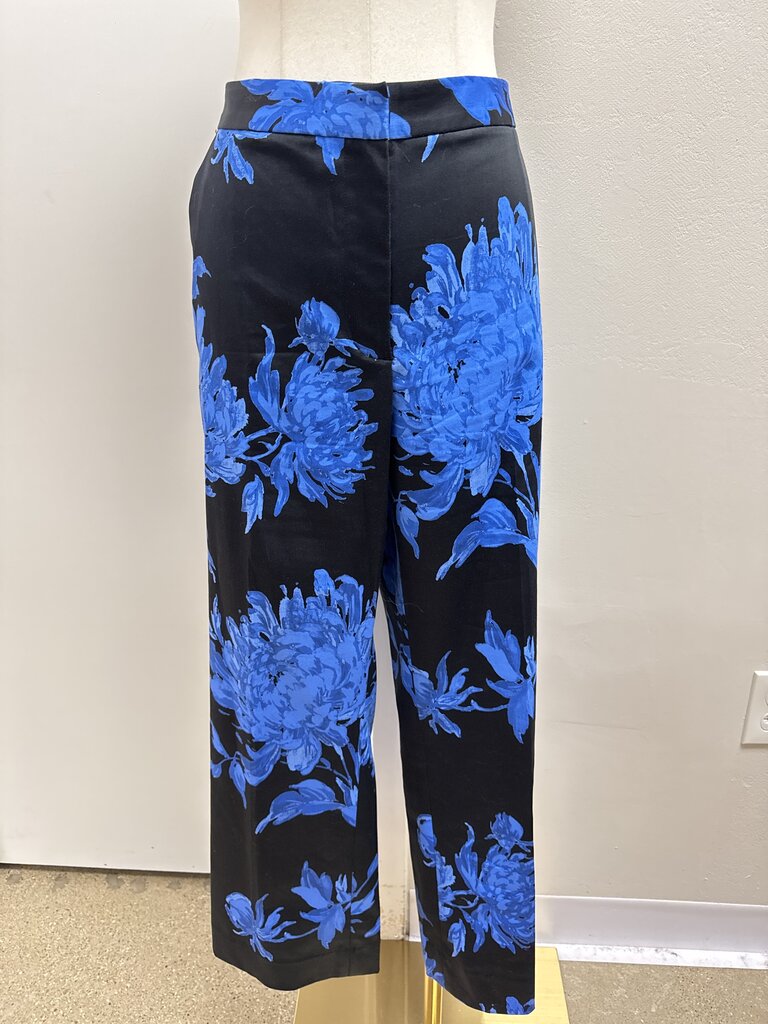Natori Blue Floral Tapered Pant