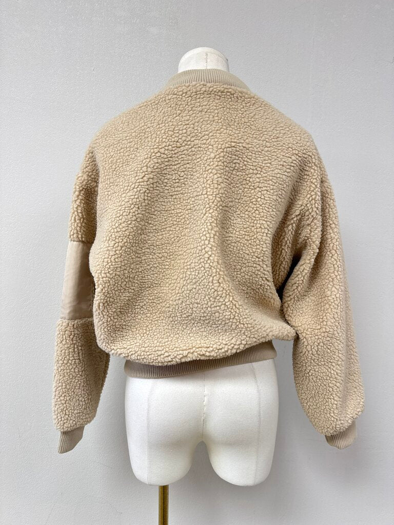 Joe's Tan Teddy Bomber Jacket