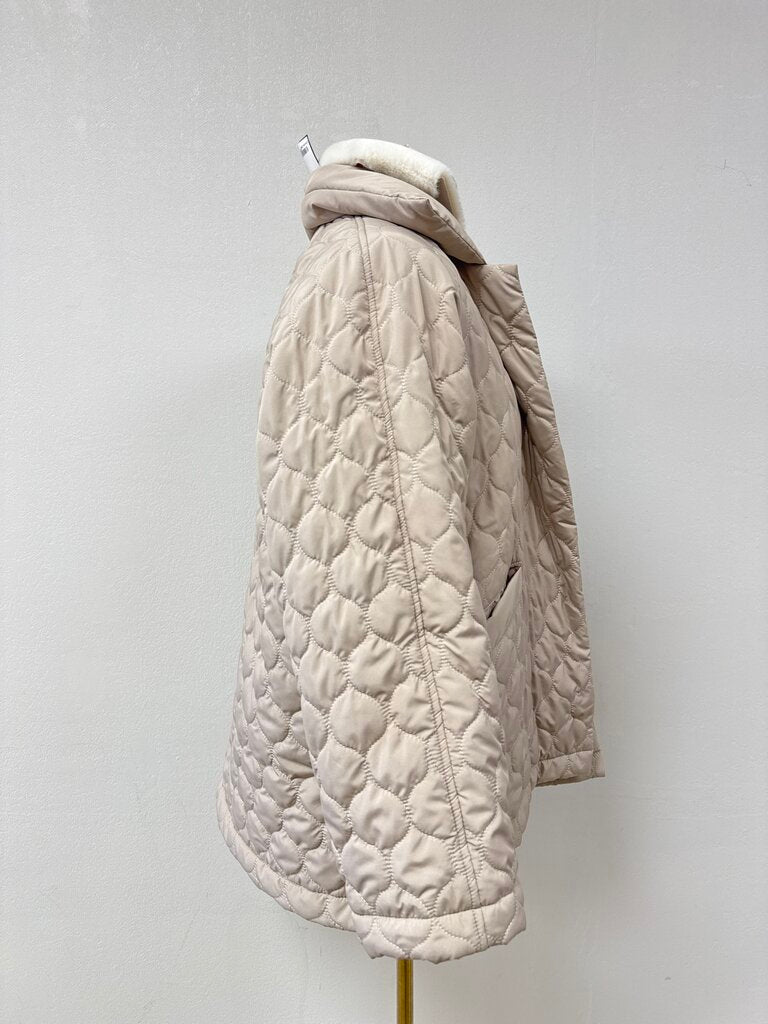 Alice Walk Tan Quilted Jacket w/Removable Lining