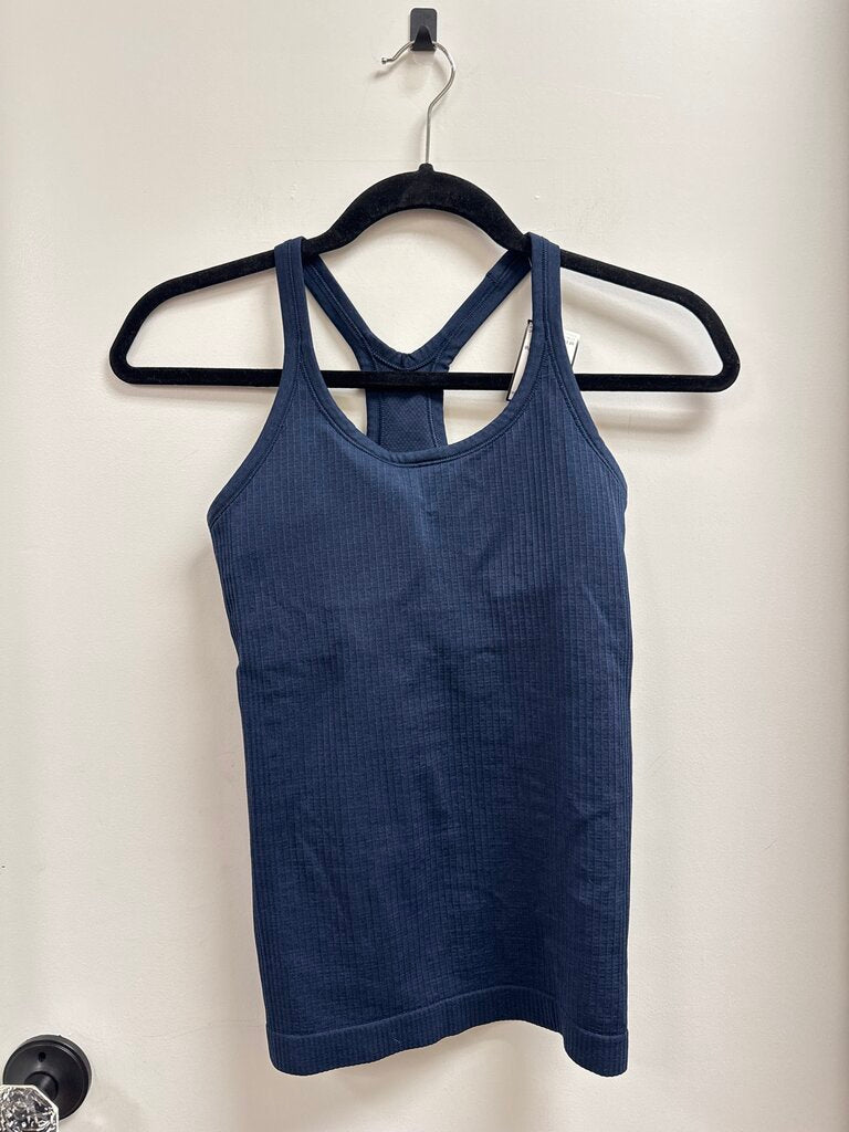 Lululemon Navy Ribbed Racerback Tank
