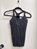 Lululemon Black Ribbed Racerback Tank
