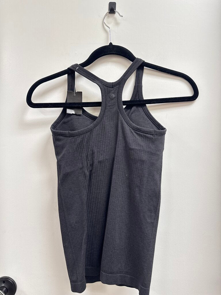 Lululemon Black Ribbed Racerback Tank