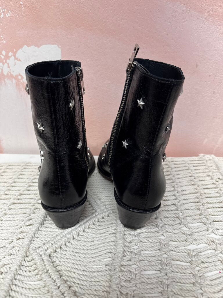 Zadig & Voltaire Black Star Embellished Bootie