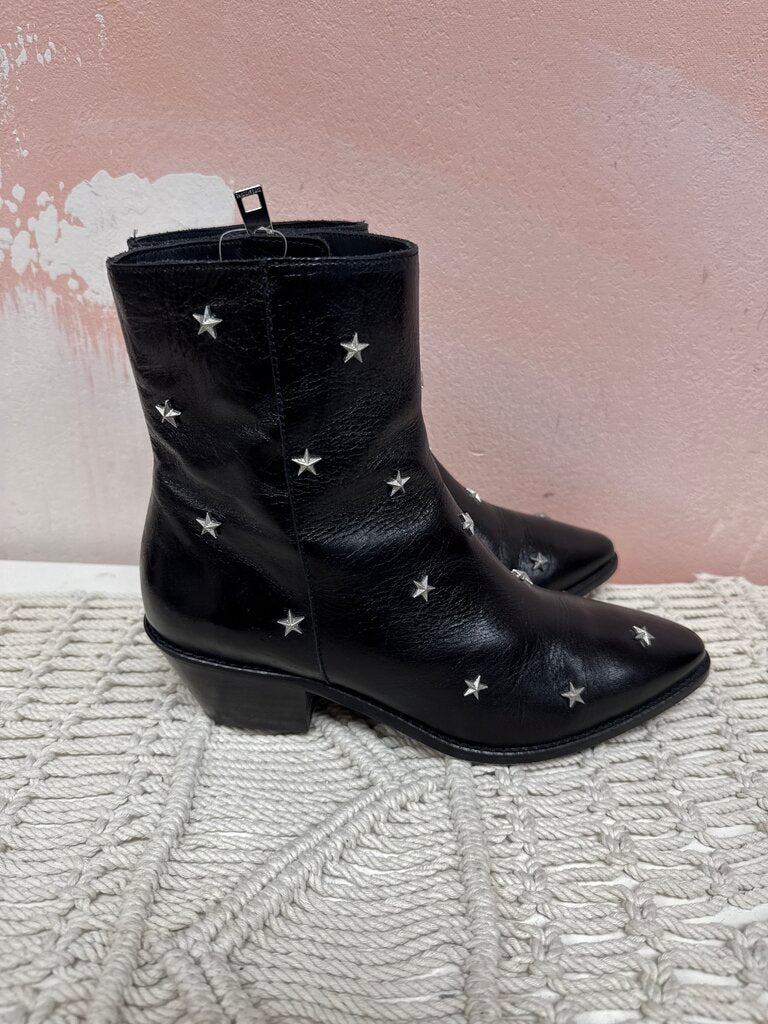 Zadig & Voltaire Black Star Embellished Bootie