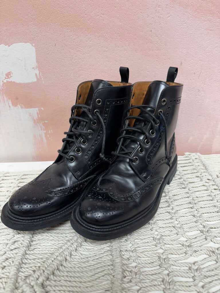 Church's Black Oxford Combat Boot