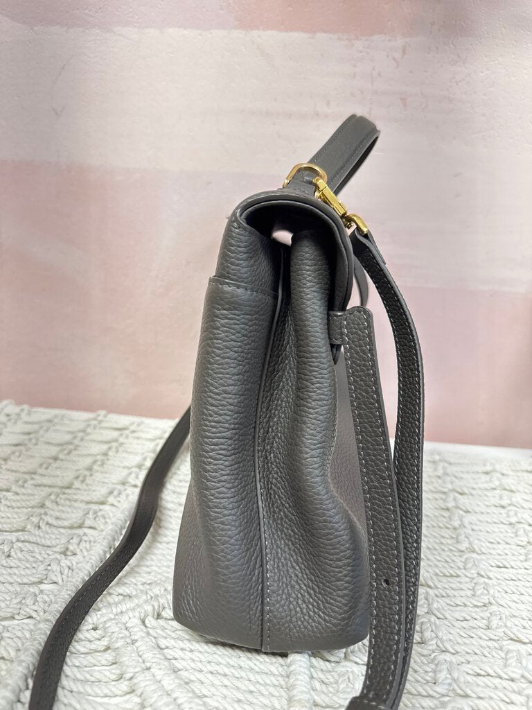 Parisa Wang Taupe Top Handle Satchel w/Box