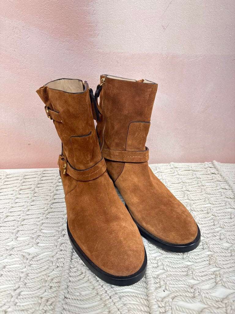 Stuart Weitzman Brown Suede Bootie w/Box