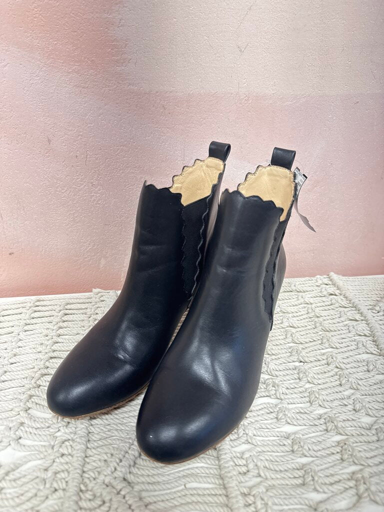 Chloe Black Scalloped Boot