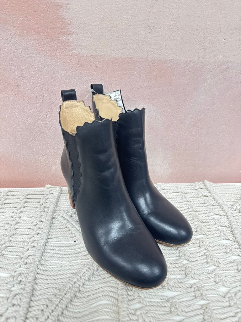 Chloe Black Scalloped Boot