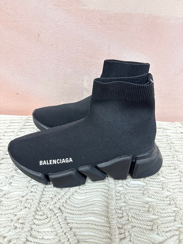 Balenciaga Black Sock Knit Sneaker NWT