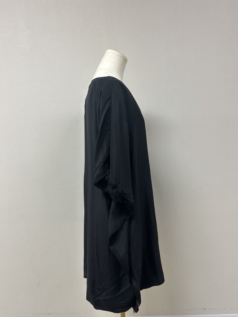 Marie Oliver Black Fringe Dress