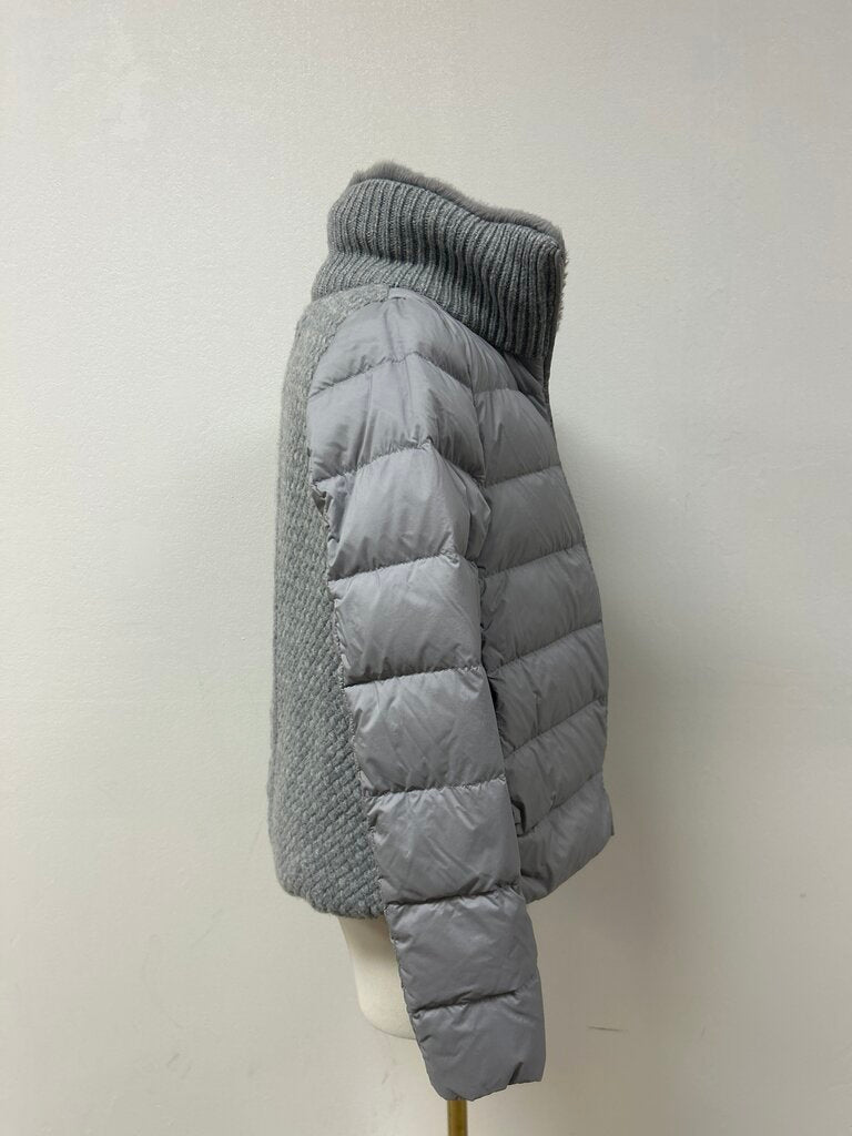 Herno Grey Puffer Coat
