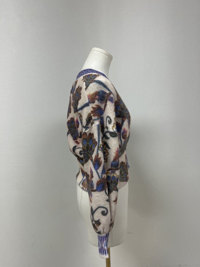 Farm Rio Cream Floral Cardigan