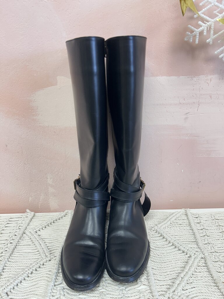 Burberry Black Riding Boot