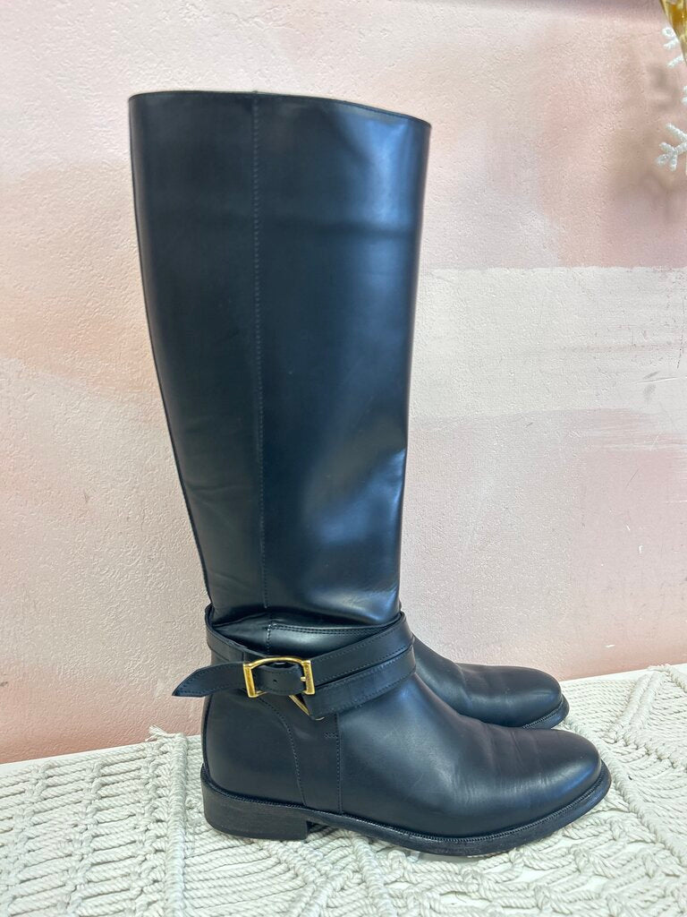 Burberry Black Riding Boot