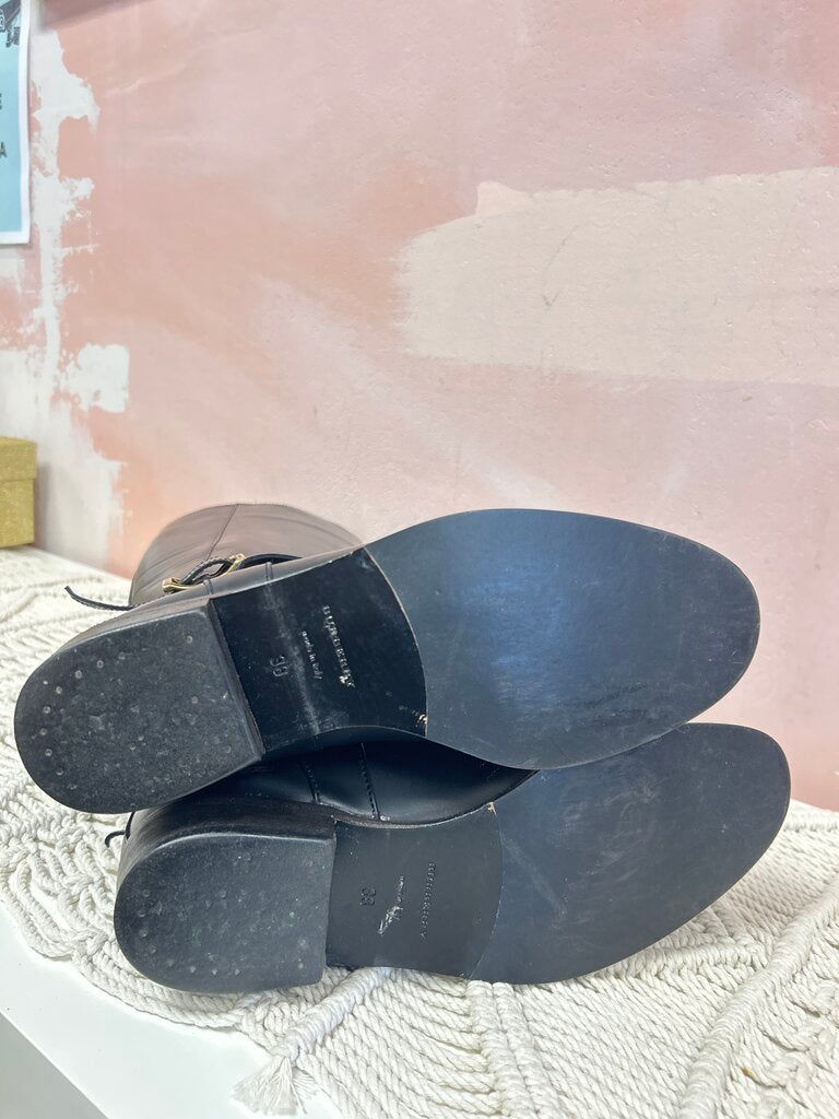 Burberry Black Riding Boot