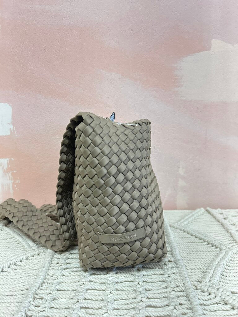 Naghedi Tan Woven Tote