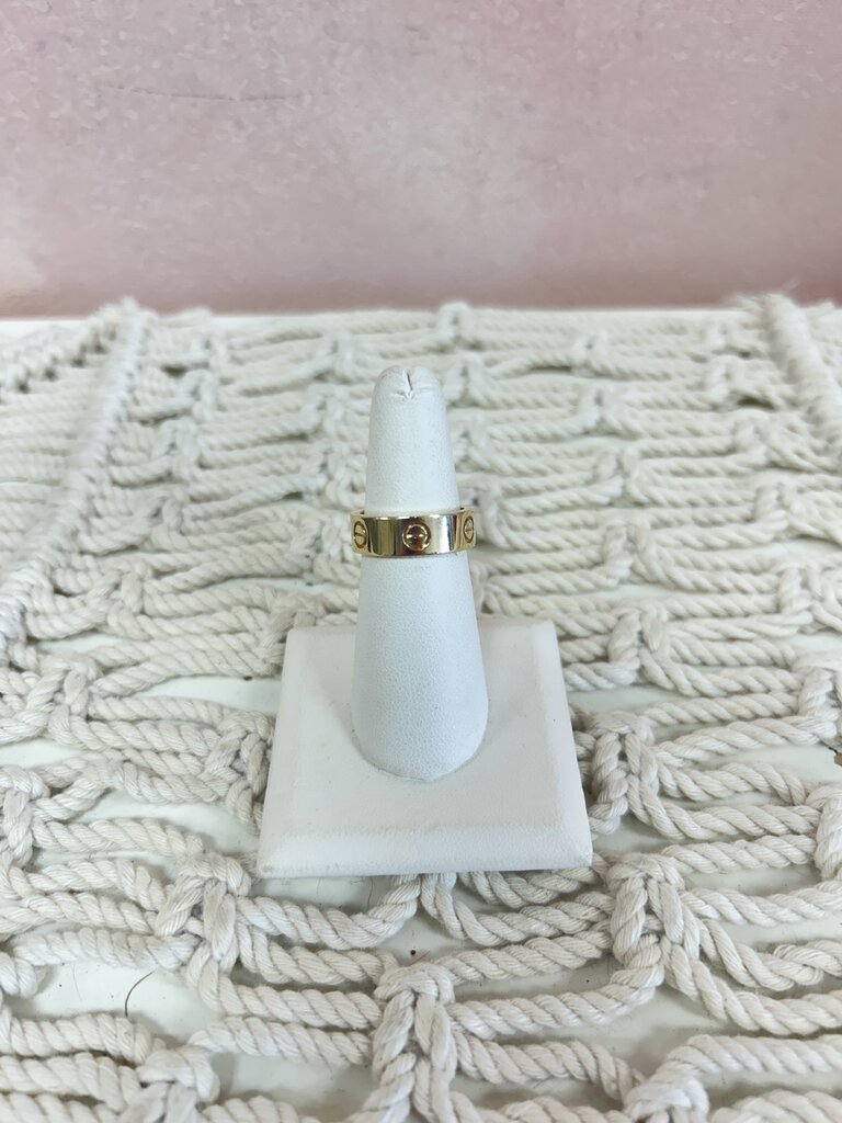 Cartier Gold Love Classic Model Band (In Store $2160)