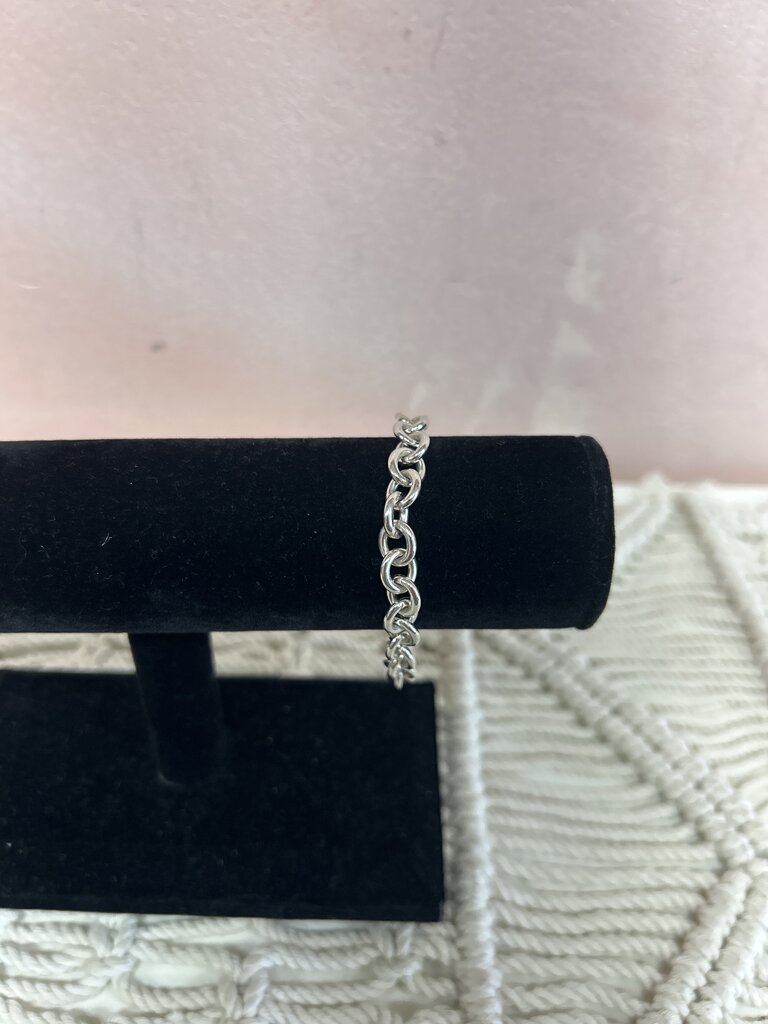 Tiffany & Co Silver Link Charm Bracelet