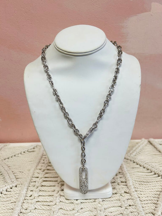 John Hardy Kali Silver Necklace w/Pendant