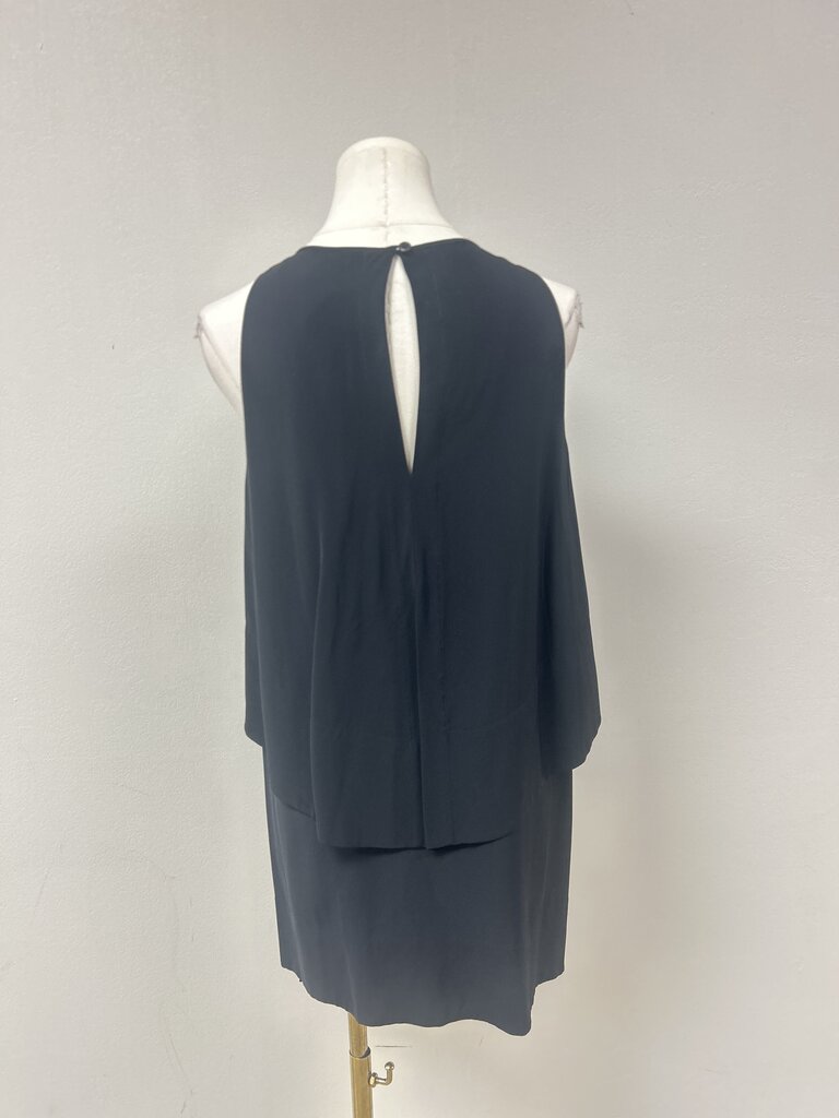Donna Karan Black Tunic Top NWT