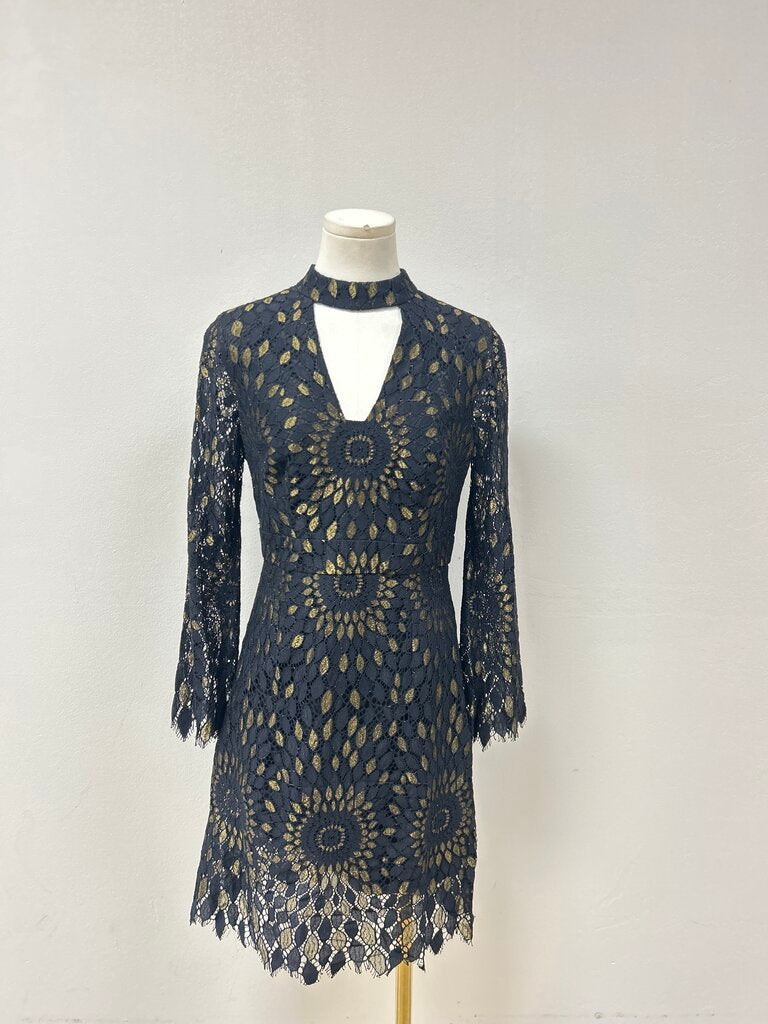 Trina Turk Black Lace Cocktail Dresws