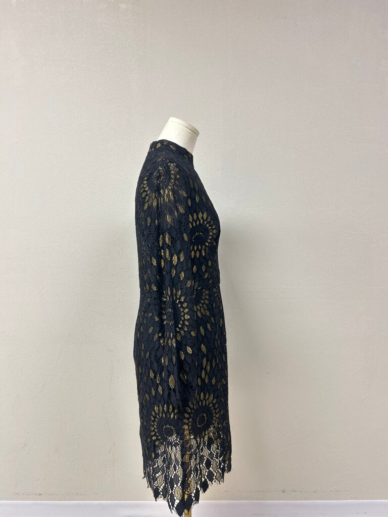 Trina Turk Black Lace Cocktail Dresws