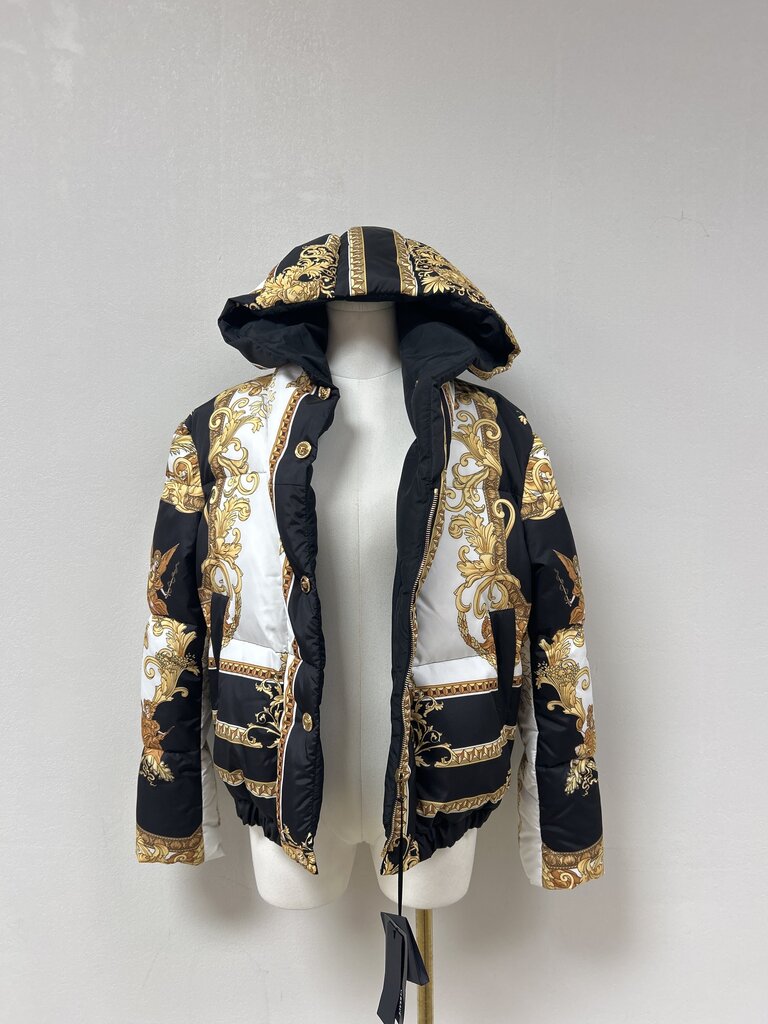 Versace Medusa Print Puffer Jacket