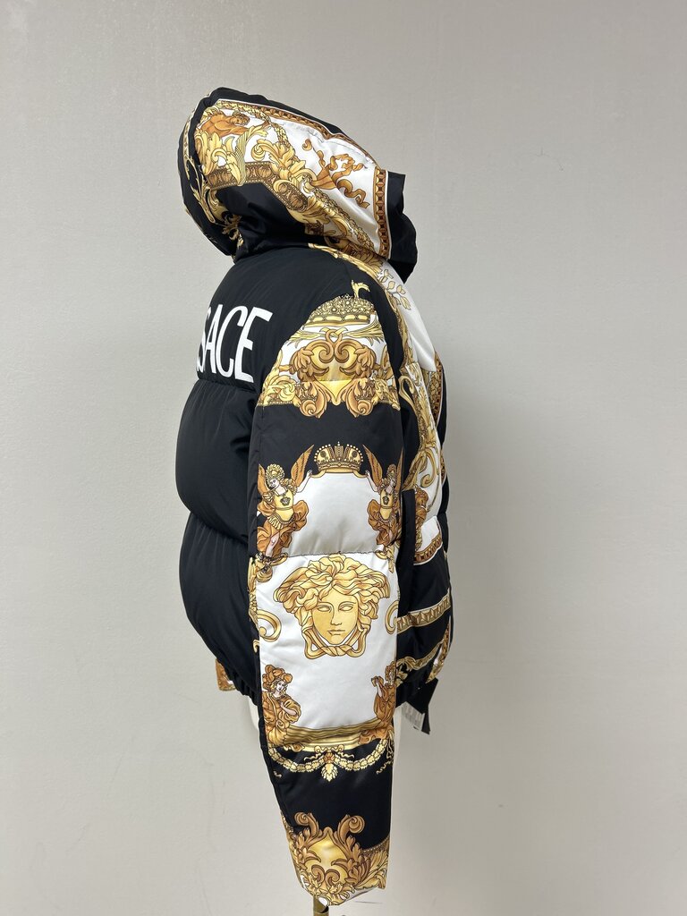 Versace Medusa Print Puffer Jacket